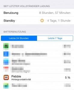 Batteriedauer