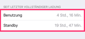 Verbrauch